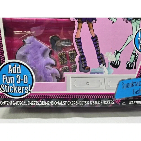 2014 Monster High Spooktacular Wall Decal-3ft Tall Clawdeen & Frankie Wall Decal - Picture 3 of 10